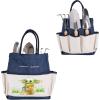 imagePICNIC TIME Star Wars Mandalorian Grogu Garden Bag with Tool Set Garden Tool Organizer Bag Gardening Tools Gifts for Women and Men Navy Blue with Beige AccentsStar Wars Mandalorian Grogu  Navy Blue with Beige Accents