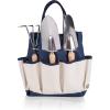 imagePICNIC TIME Star Wars Mandalorian Grogu Garden Bag with Tool Set Garden Tool Organizer Bag Gardening Tools Gifts for Women and Men Navy Blue with Beige AccentsDisney Mickey Mouse  Navy Blue with Beige Accents
