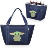 imagePICNIC TIME Star Wars Tote Cooler Bag Soft Cooler Bag Picnic CoolerStar Wars Mandalorian Grogu  Navy Blue
