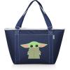 imagePICNIC TIME Star Wars Tote Cooler Bag Soft Cooler Bag Picnic CoolerStar Wars Mandalorian Grogu  Navy Blue
