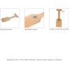 imagePICNIC TIME Star Wars Yoda Hardwood BBQ Grill Scraper with Bottle Opener Wood Barbecue Cleaner BBQ Cleaning Tool for Multi Types Grill Grates ParawoodDC Comics Superman  Parawood