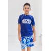 imageSTAR WARS XWing TIE Fighter Stormtrooper Rash Guard and Swim Trunks Outfit Set Toddler to Big KidBlue