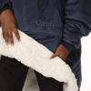 imageTHE COMFY Original Jr  Sherpa Lined Microfiber Fleece Wearable Blanket for Kids Oversized Design with Hood and Pocket from Shark Tank Warm and Cozy Gifts for ChildrenBlue