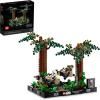 imageLEGO Star Wars Endor Speeder Chase Diorama 75353 Home Dcor Building Set for Adults Classic Collectible with Luke Skywalker and Princess Leia Minifigures Fun Birthday Gift for Star Wars FansGreen transparent