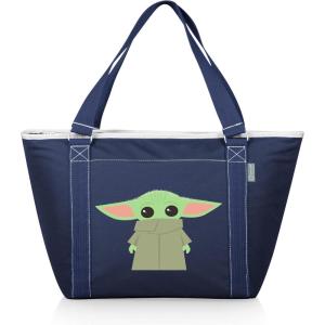 imagePICNIC TIME Star Wars Tote Cooler Bag Soft Cooler Bag Picnic CoolerStar Wars Mandalorian Grogu  Navy Blue