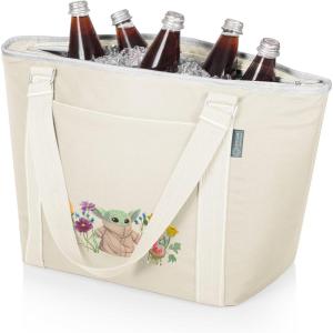imagePICNIC TIME Star Wars Tote Cooler Bag Soft Cooler Bag Picnic CoolerStar Wars Mandalorian Grogu  Sand