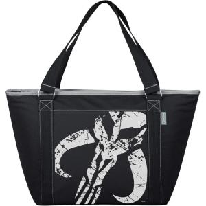 imagePICNIC TIME Star Wars Tote Cooler Bag Soft Cooler Bag Picnic CoolerStar Wars Mandalorian Mythosaur Skull  Black