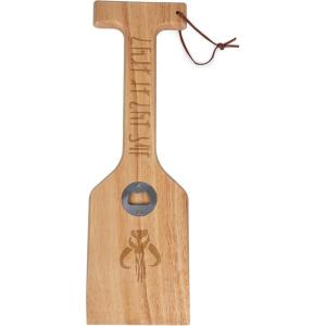 imagePICNIC TIME Star Wars Yoda Hardwood BBQ Grill Scraper with Bottle Opener Wood Barbecue Cleaner BBQ Cleaning Tool for Multi Types Grill Grates ParawoodStar Wars Mandalorian Mythosaur Skull  Parawood