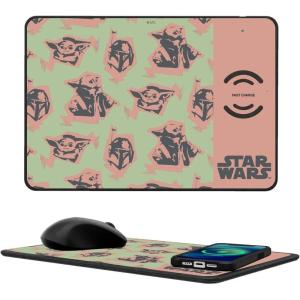 imageStar Wars Dark Side Pattern 15Watt Wireless Charger and Mouse PadGrogu