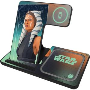 imageStar Wars Princess Leia Organa Portrait 15Watt 3 in 1 Charging StationAhsoka