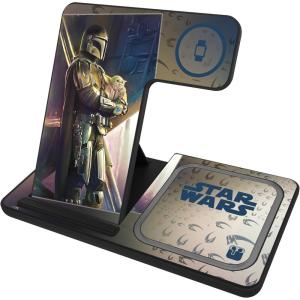 imageStar Wars Princess Leia Organa Portrait 15Watt 3 in 1 Charging StationDin Djarin
