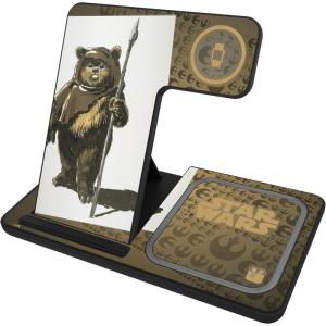 imageStar Wars Princess Leia Organa Portrait 15Watt 3 in 1 Charging StationEwok