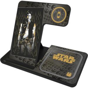 imageStar Wars Princess Leia Organa Portrait 15Watt 3 in 1 Charging StationHan Solo