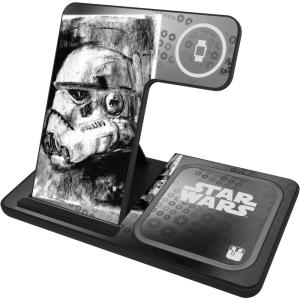 imageStar Wars Princess Leia Organa Portrait 15Watt 3 in 1 Charging StationStormtrooper