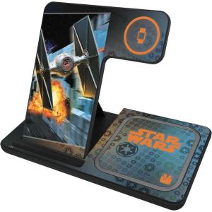 imageStar Wars Princess Leia Organa Portrait 15Watt 3 in 1 Charging StationTIE Fighter