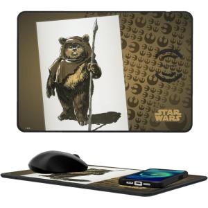 imageStar Wars The Mandalorian Grogu Portrait 15Watt Wireless Charger and Mouse PadEwok