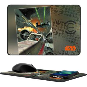 imageStar Wars The Mandalorian Grogu Portrait 15Watt Wireless Charger and Mouse PadXWing