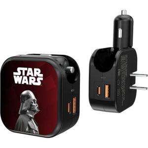 imageStar Wars Chewbacca Color Block 18Watt 2 in 1 USB AC ChargerDarth Vader