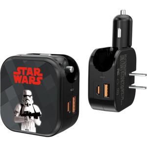 imageStar Wars Chewbacca Color Block 18Watt 2 in 1 USB AC ChargerStormtrooper