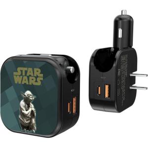imageStar Wars Chewbacca Color Block 18Watt 2 in 1 USB AC ChargerYoda