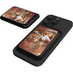 imageStar Wars The Mandalorian Grogu and Din Djarin Portrait Black Magnetic Credit Card WalletLuke Skywalker