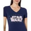 imageAmazon Essentials Disney  Marvel  Star Wars  Princess Womens ClassicFit ShortSleeve VNeck TShirt MultipacksStar Wars Logo