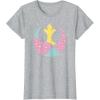 imageStar Wars Easter Rebel Alliance Pastel Geometric Fill V2 TShirtHeather Grey
