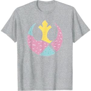 imageStar Wars Easter Rebel Alliance Pastel Geometric Fill V2 TShirtHeather Grey