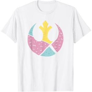 imageStar Wars Easter Rebel Alliance Pastel Geometric Fill V2 TShirtWhite