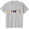 imageStar Wars Classic Characters Easter Eggs Spring TShirtSilver Grey