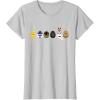 imageStar Wars Classic Characters Easter Eggs Spring TShirtSilver Grey