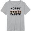 imageStar Wars Easter Jawas Bunny Ear LineUp Hoppy Easter TShirtHeather Grey