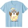 imageStar Wars Easter Porg Hatching Out Of An Egg TShirtBaby Blue