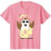 imageStar Wars Easter Porg Hatching Out Of An Egg TShirtPink