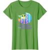 imageStar Wars The Mandalorian Grogu Easter Cutest in GalEggsy TShirtGrass Green