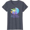 imageStar Wars The Mandalorian Grogu Easter Cutest in GalEggsy TShirtHeather Blue
