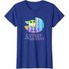 imageStar Wars The Mandalorian Grogu Easter Cutest in GalEggsy TShirtRoyal Blue