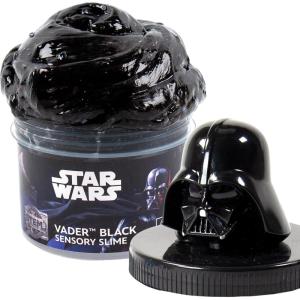 imageOfficial STAR WARS Slime 3Pack Galaxy Slime Kit Includes Darth Vader The Mandalorian Grogu Perfect for Goodie Bags Desk Toys Star Wars Merch Star Wars Toys Bulk Party Favors for Kids 812Vader Black Slime