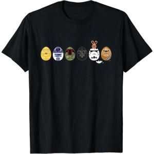 imageStar Wars Classic Characters Easter Eggs Spring TShirtBlack