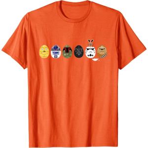 imageStar Wars Classic Characters Easter Eggs Spring TShirtOrange