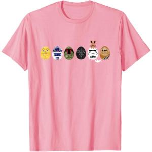 imageStar Wars Classic Characters Easter Eggs Spring TShirtPink