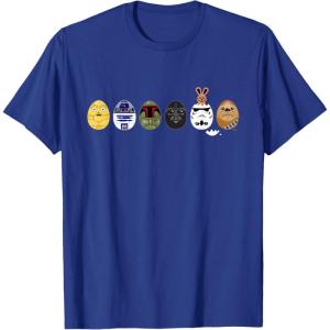 imageStar Wars Classic Characters Easter Eggs Spring TShirtRoyal Blue
