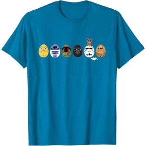 imageStar Wars Classic Characters Easter Eggs Spring TShirtSapphire Blue
