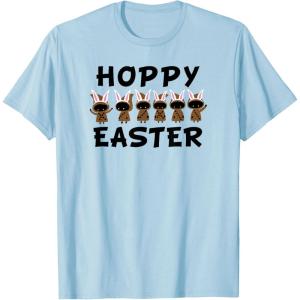 imageStar Wars Easter Jawas Bunny Ear LineUp Hoppy Easter TShirtBaby Blue