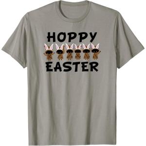 imageStar Wars Easter Jawas Bunny Ear LineUp Hoppy Easter TShirtSlate Grey