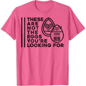 imageStar Wars Easter These Are Not The Eggs Youre Looking For TShirtPink Heather
