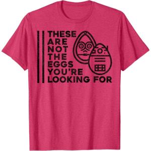 imageStar Wars Easter These Are Not The Eggs Youre Looking For TShirtRed Heather
