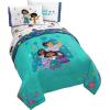 imageJay Franco Star Wars The Mandalorian Hello Grogu 7 Piece Full Size Bed Set  Includes Comforter ampamp Sheet Set  Super Soft Kids Bedding Fade Resistant Microfiber Official Star Wars ProductTeal  Encanto