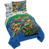 imageJay Franco Star Wars The Mandalorian Hello Grogu 7 Piece Full Size Bed Set  Includes Comforter ampamp Sheet Set  Super Soft Kids Bedding Fade Resistant Microfiber Official Star Wars ProductMulti  Tmnt