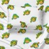 imageJay Franco Star Wars The Mandalorian Hello Grogu 7 Piece Full Size Bed Set  Includes Comforter ampamp Sheet Set  Super Soft Kids Bedding Fade Resistant Microfiber Official Star Wars ProductGreen  Tmnt
